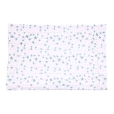 Plaid surpiqu&eacute; Etoiles - bleu
