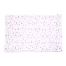 Plaid surpiqu&eacute; Etoiles - gris