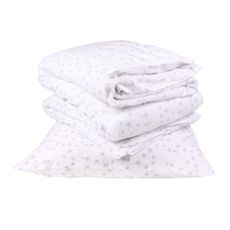 Parure de lit Junior Etoiles - gris