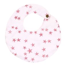 Bavoir Etoiles - rose