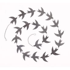 Guirlande Oiseaux - gris