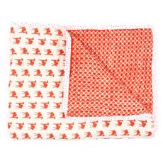Plaid r&eacute;versible b&eacute;b&eacute; - imprim&eacute; dromadaires