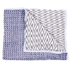 Grand plaid r&eacute;versible enfant -  imprim&eacute; Ikat