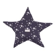 Coussin Etoile - bleu marine