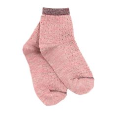 Chaussettes chin&eacute;es Liane - Rose