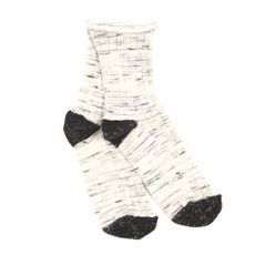 Chaussettes chin&eacute;es Liane - Gris