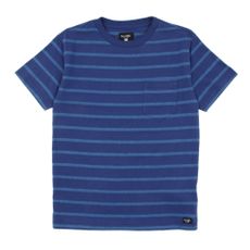 T-shirt &agrave; rayures - Bleu