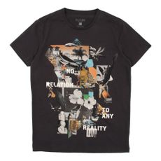 T-shirt No relation - Gris anthracite