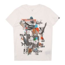 T-shirt No relation - Blanc