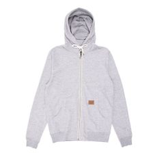 Sweat zipp&eacute; &agrave; capuche - Gris chin&eacute;