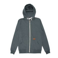 Sweat zipp&eacute; &agrave; capuche - Vert