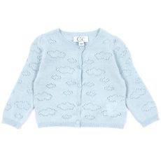 Cardigan Lurex Nuage B&eacute;b&eacute; - Vert d eau