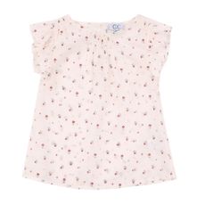 Blouse &agrave; fleurs
