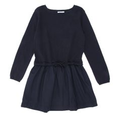 Robe jersey - Bleu marine