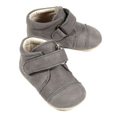 Chaussons Velcro - Gris