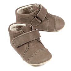 Chaussons Velcro - Taupe