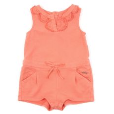 Combishort jersey B&eacute;b&eacute; - Corail