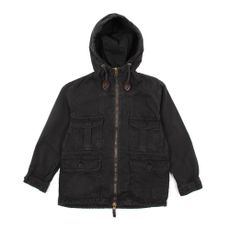 Blouson &agrave; capuche - Gris ardoise