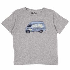 T-shirt Summer Camp - Gris chin&eacute;