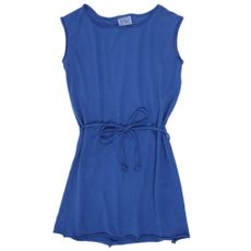 Robe jersey ceintur&eacute;e - Bleu roi