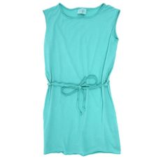 Robe jersey ceintur&eacute;e - Vert