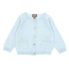 Gilet maille B&eacute;b&eacute; - Bleu ciel