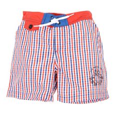 Short de bain &agrave; carreaux