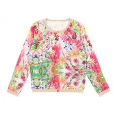 Cardigan Fleurs tropicales
