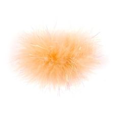 Broche plumes - Beige ros&eacute;