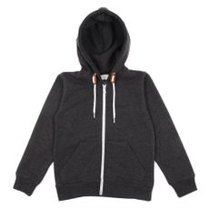 Sweat zipp&eacute; &agrave; capuche - Gris anthracite