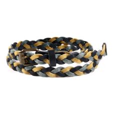Ceinture tress&eacute;e tricolore