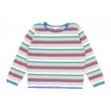 Pull lurex &agrave; rayures