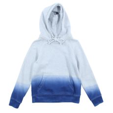 Sweat &agrave; capuche Tie & Dye - Bleu roi