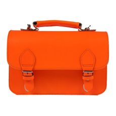 Petit cartable-Orange fluo