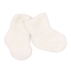 Chaussettes B&eacute;b&eacute; - Blanc cass&eacute;