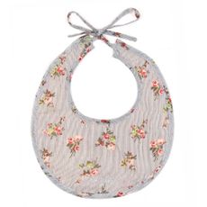 Bavoir Bouquet - gris