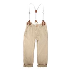 Pantalon chino &agrave; bretelles