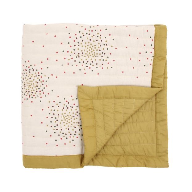Grand Plaid Ecru - Pois-product