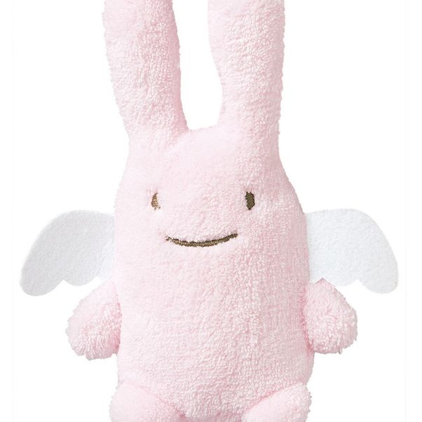 Doudou ange lapin rose pâle-product