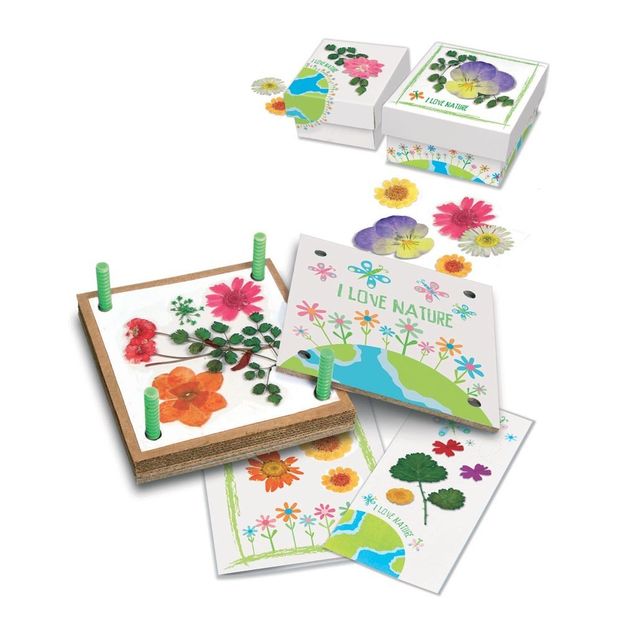 Pressed flower art-product
