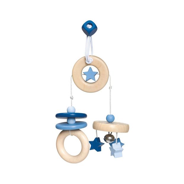 Mobile de voyage en bois - Bleu-product
