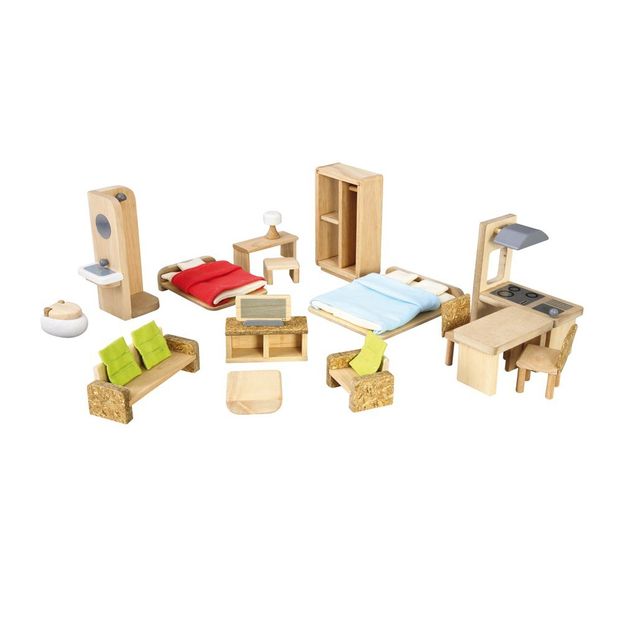 Casita de muñeca ecológica y amueblada-product