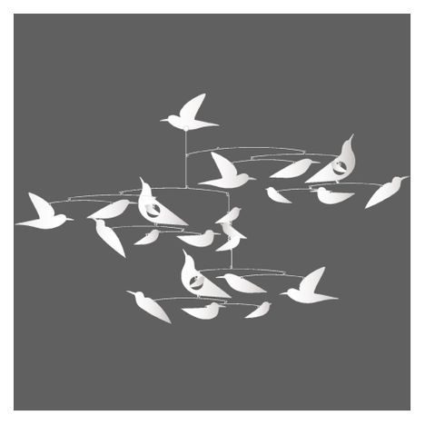 Mobile Oiseaux blancs Katsumi Komagata-product