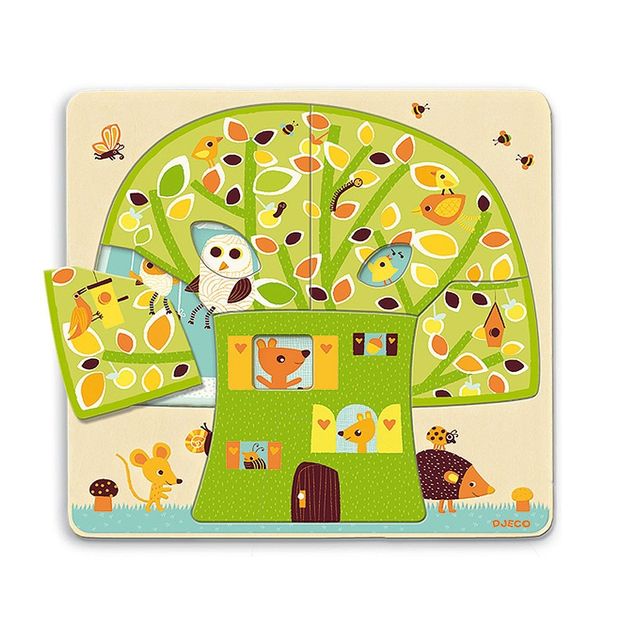 Puzzle 3 niveaux - Cabane dans les arbres-product