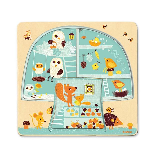 Puzzle 3 niveaux - Cabane dans les arbres-product