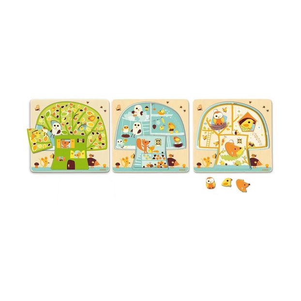Puzzle 3 niveaux - Cabane dans les arbres-product