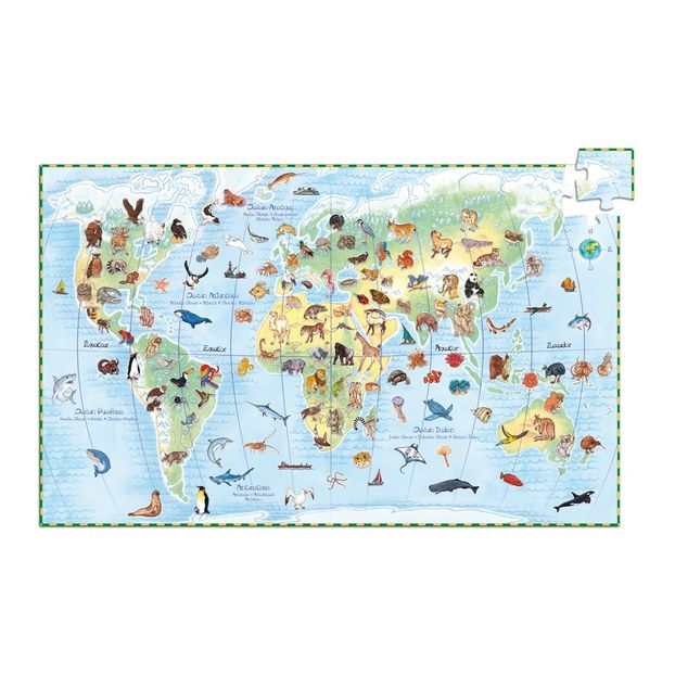 Puzzle Wolrd's animals and booklet-product