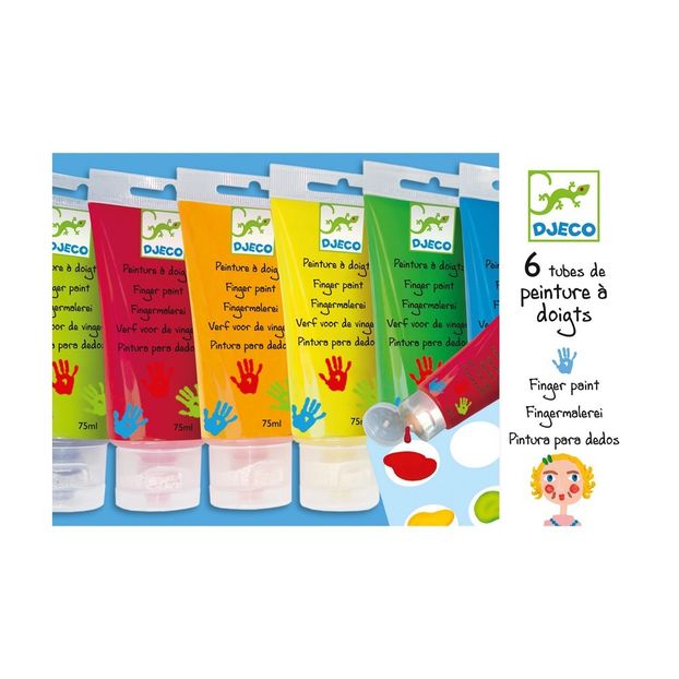 6 finger paint's tube-product