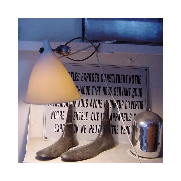 Lampe à pincer Cornette en porcelaine mate- Image produit n°1