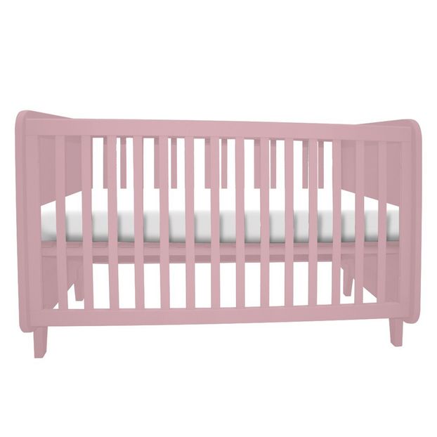 Lit évolutif Accroche-coeur 70x140 cm - Vieux rose-product